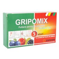 Гриппомикс с фруктозой (лесные ягоды) №5 порошок д/р-ра д/пр внутрь